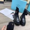 Prada Monilith Lace Up Boot