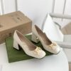Gucci Horsebit White Pump