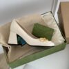 Gucci Horsebit White Pump