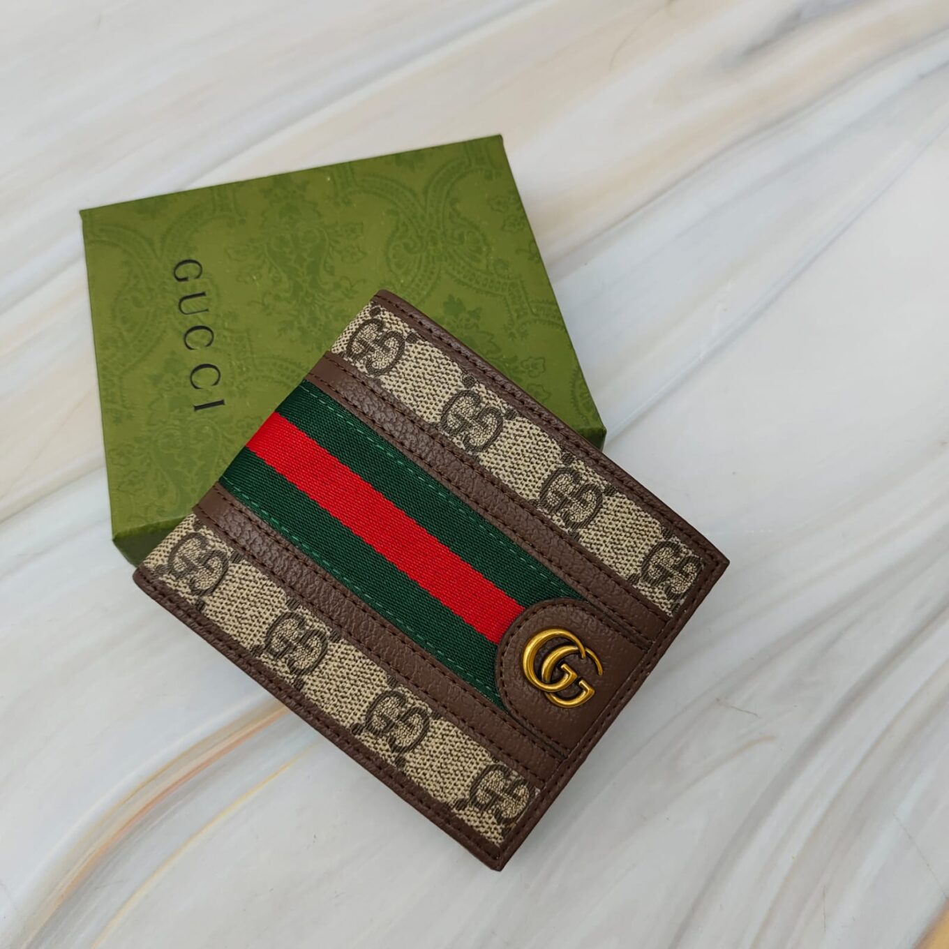 Gucci GG Ophidia Brown Men's Premium Wallet