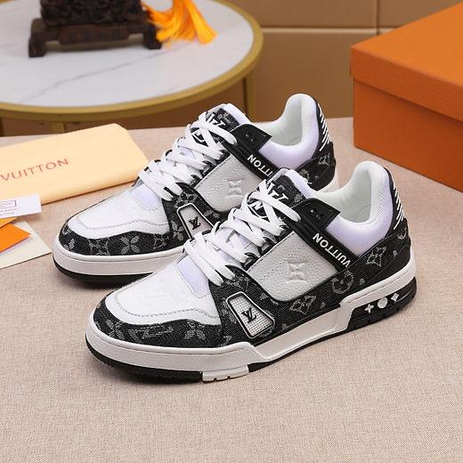 Louis Vuitton Black Monogram Men Sneaker