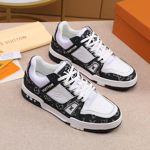 Louis Vuitton Black Monogram Men Sneaker