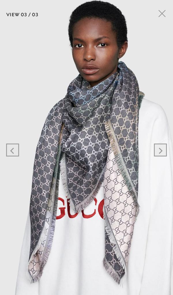 Gucci Multicolour GG Unisex Stole