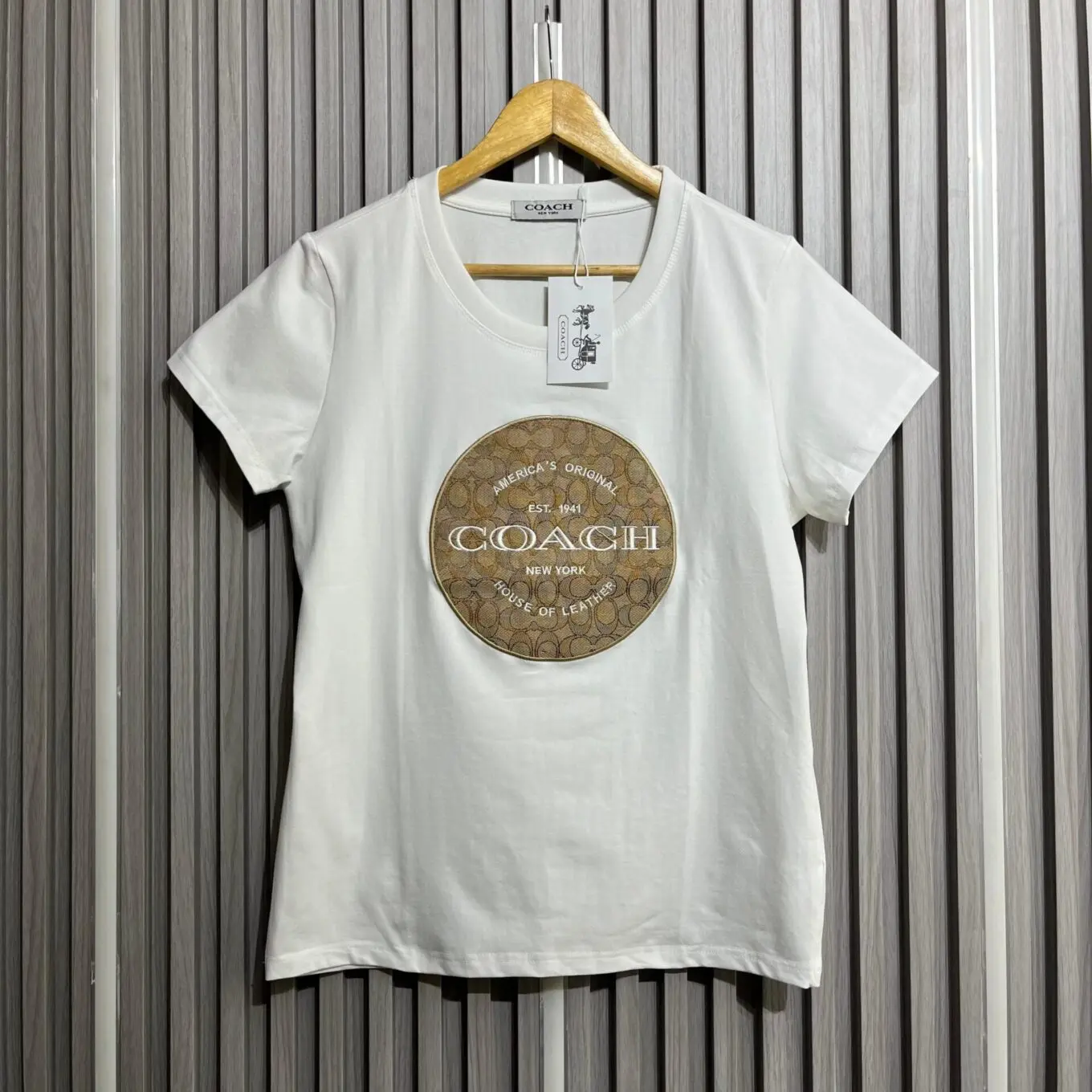 WhatsApp-Image-2025-05-22-at-7.21.49-PM Coach White Colour Classic T-shirt