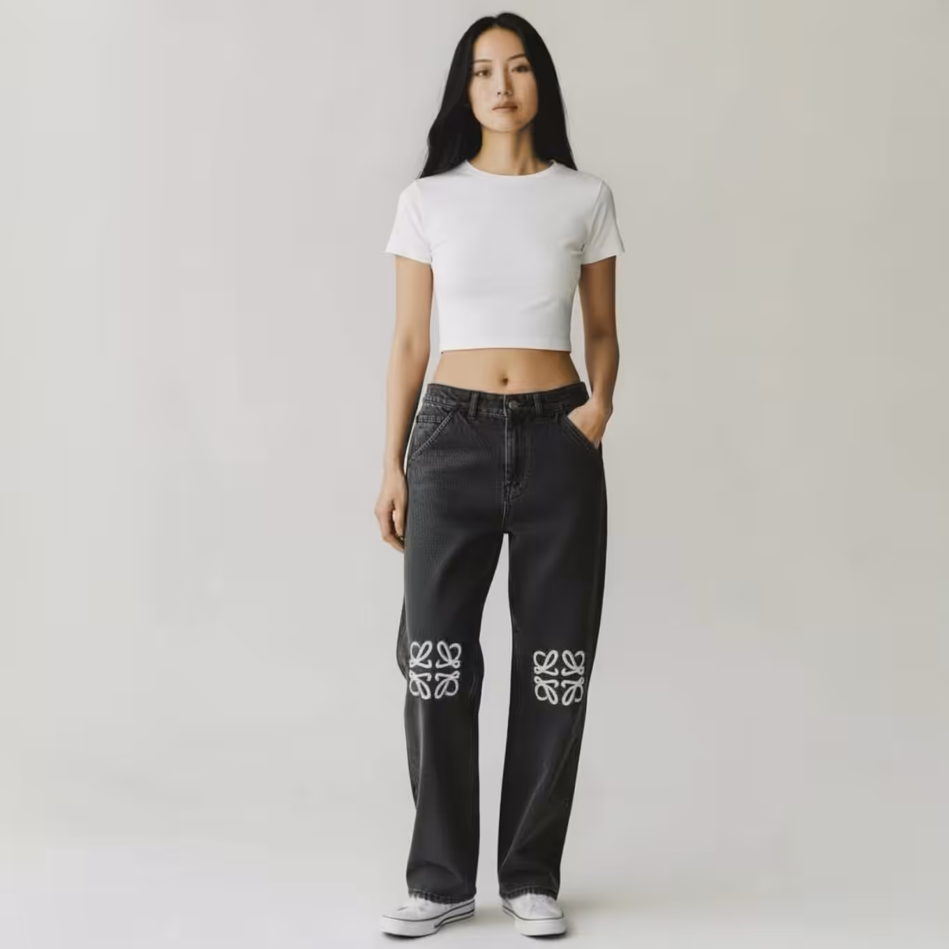 Photoroom_20251204_192719 Loewe Black Relaxed Fit Denim For Women