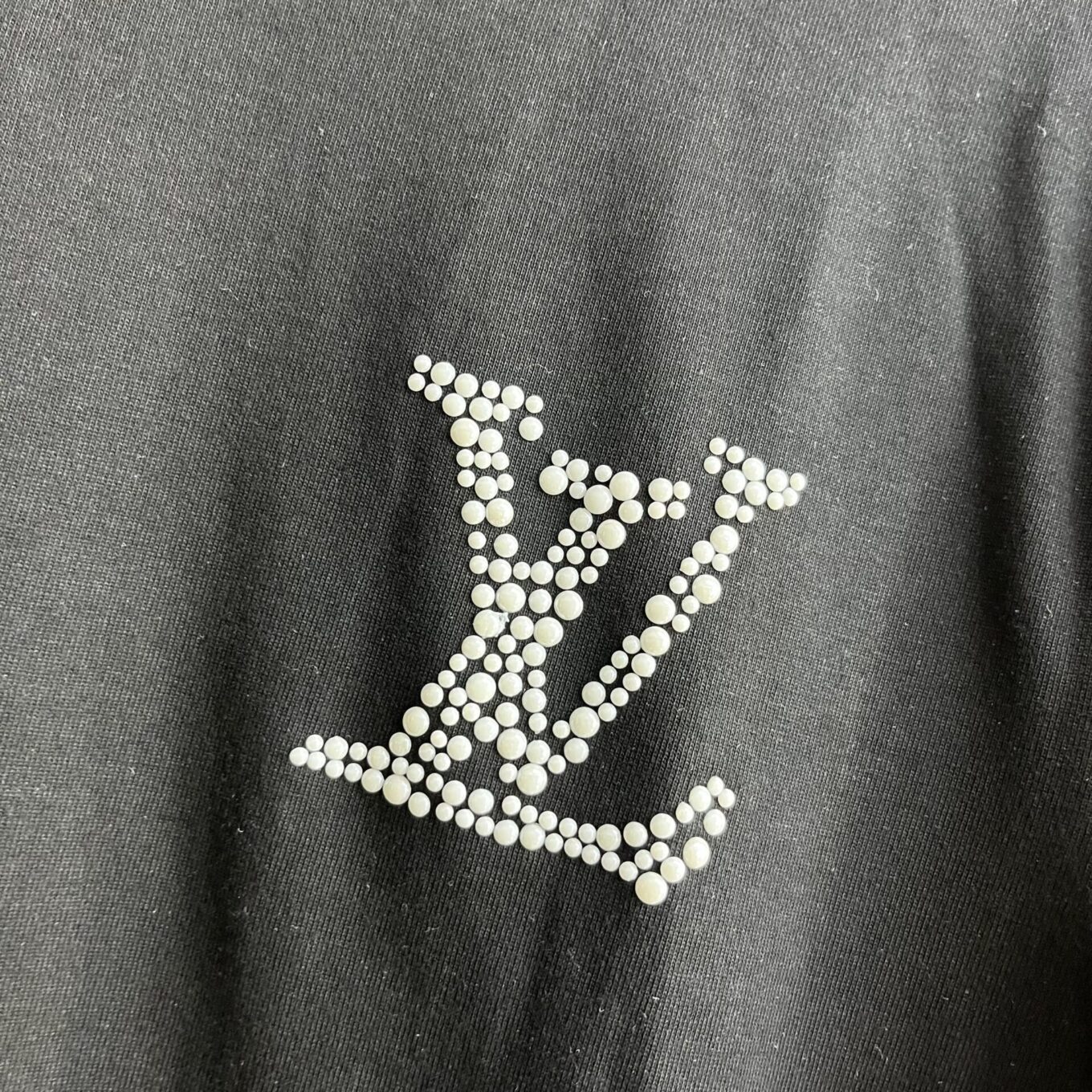 Louis Vuitton Mono Black Oversized T-shirt For Women