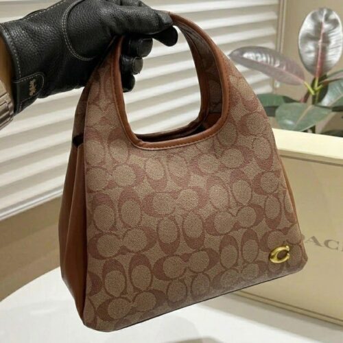 WhatsApp Image 2026-04-30 at 11.13.56 (1) Coach Lana Coach Print Brown Color Shoulder Bag (With Box)
