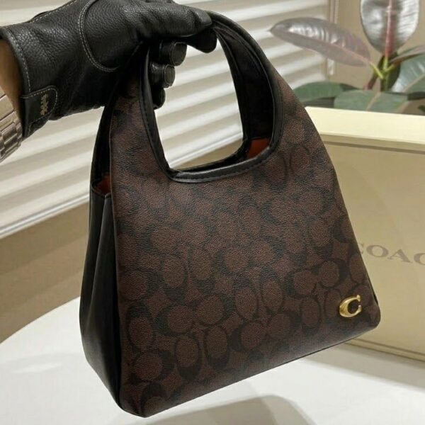 WhatsApp Image 2026-04-30 at 11.13.56 Coach Lana Coach Print Coffee Black Color Shoulder Bag (With Box)