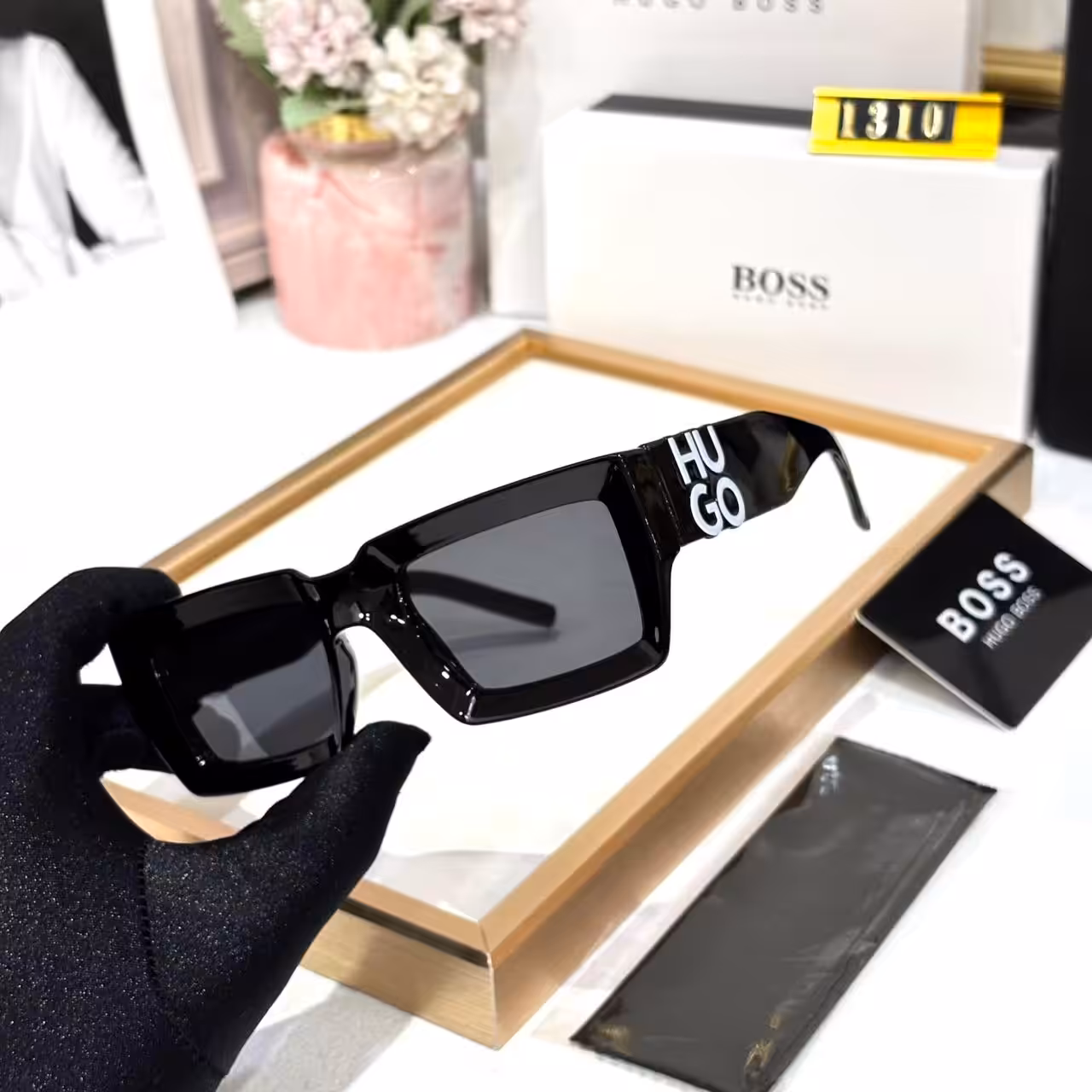 WhatsApp Image 2025-10-25 at 9.30.55 PM (1) Hugo Boss Wayfarer Black Glossy Men’s Sunglass