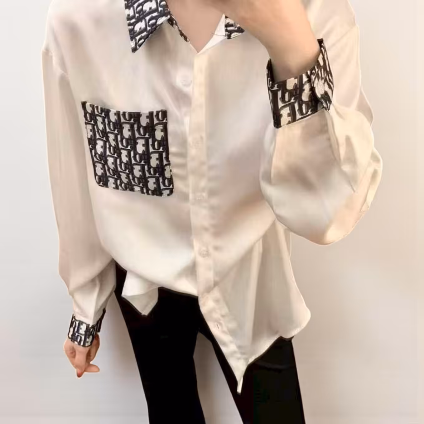 WhatsApp Image 2025-11-05 at 5.09.07 PM Christian Dior White Oversized Shirt