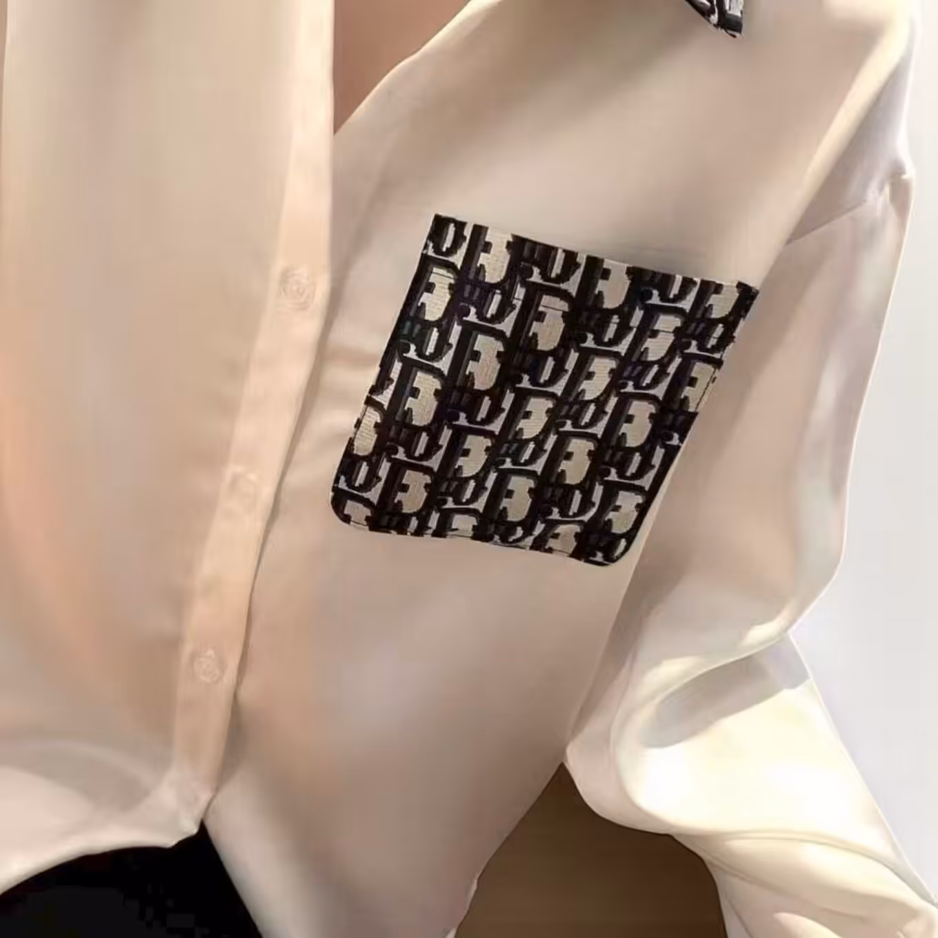 WhatsApp Image 2025-11-05 at 5.09.08 PM Christian Dior White Oversized Shirt