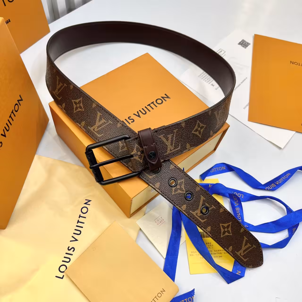 WhatsApp Image 2025-11-29 at 7.01.31 PM Louis Vuitton Monogram Brown Belt
