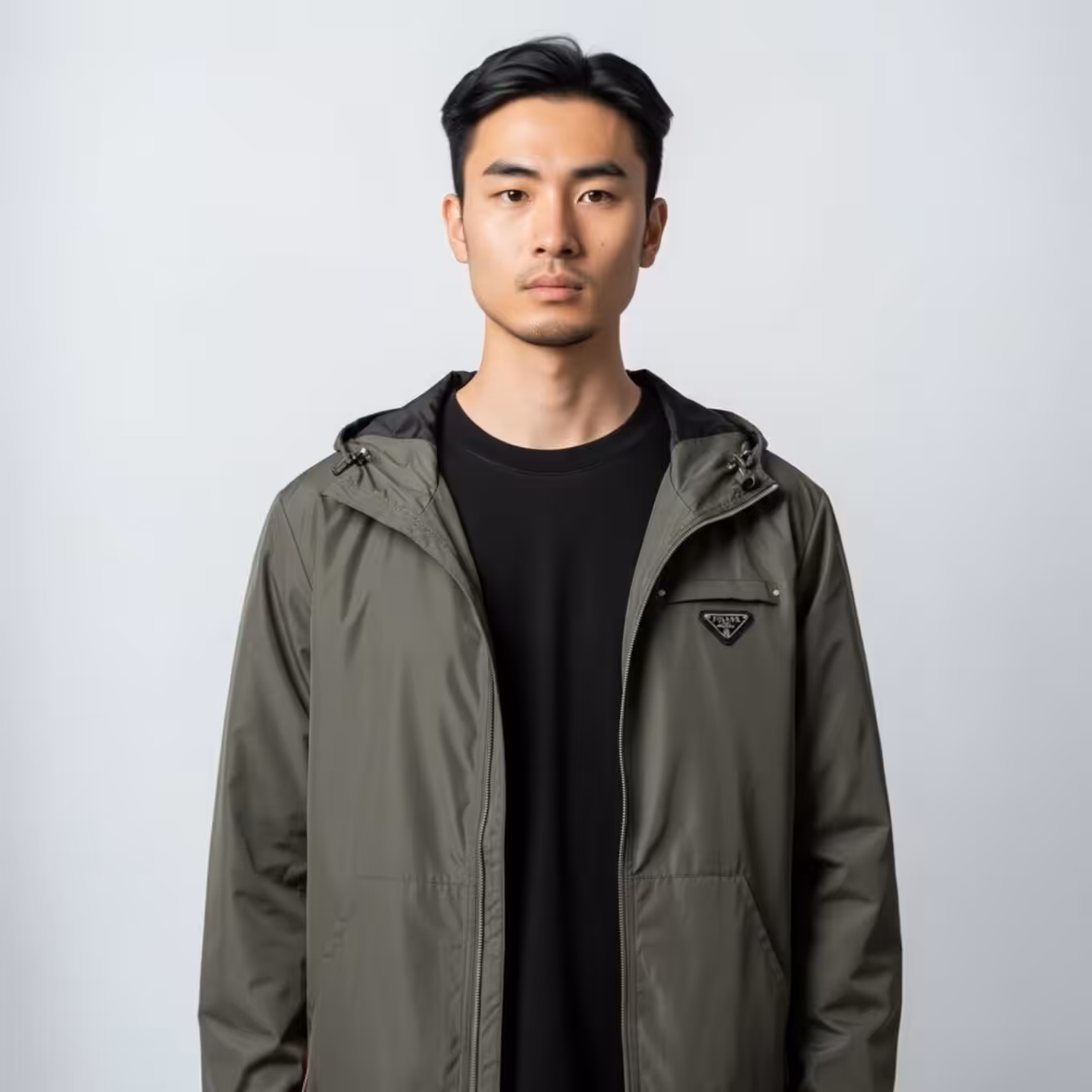 WhatsApp Image 2025-12-24 at 4.43.03 PM Prada Green Hooded Wind Cheater Jacket