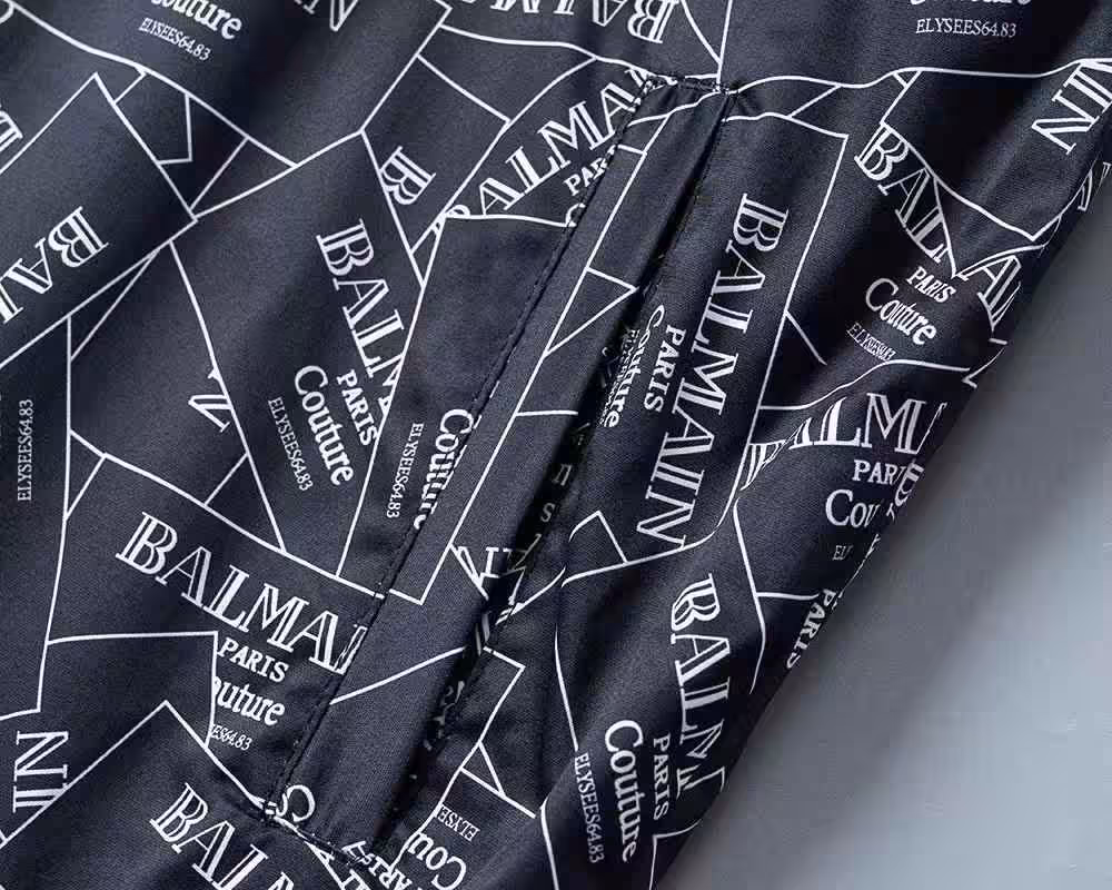 Balmain Monogram Wind Cheater Jacket