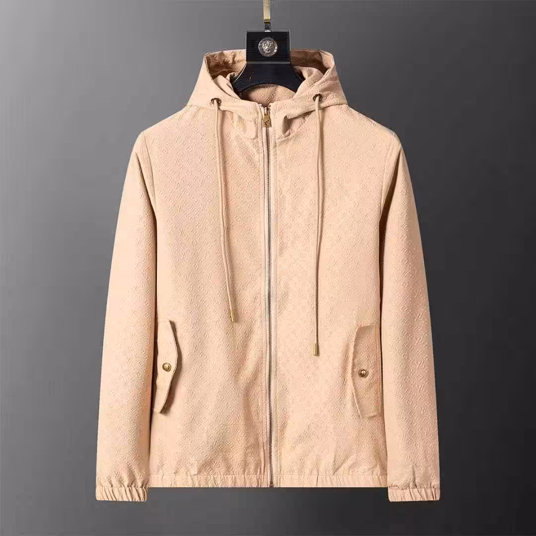 WhatsApp Image 2025-12-27 at 12.52.18 PM Louis Vuitton Embossed Khaki Wind Cheater Jacket