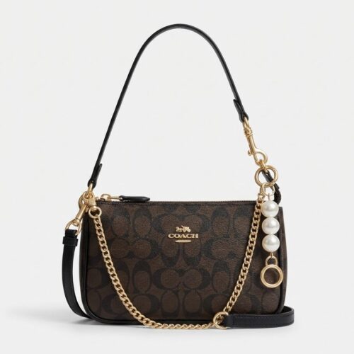 WhatsApp Image 2026-01-20 at 6.45.50 PM Coach Nolita 19 Coffee Black Shoulder Bag (With Box)