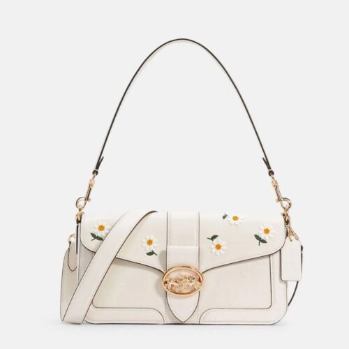 WhatsApp Image 2026-01-21 at 2.48.35 PM Coach Georgie Flower Daisy Embroidery Shoulder Bag (With Box)